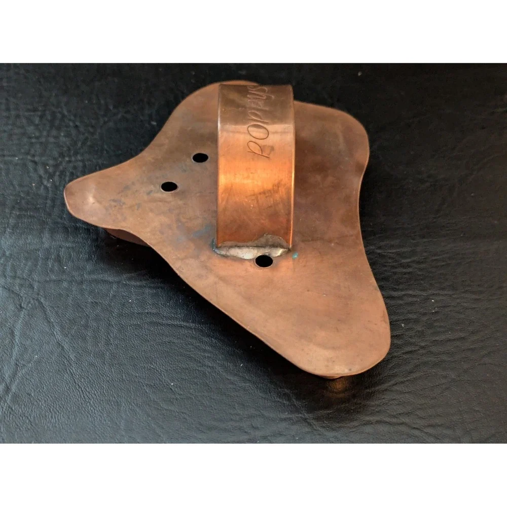 Poppys Bird Head Eagle Jay Copper Cookie Cutter 6.5 Inch Handle
